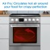 Danby 24-in TruAirFry Smooth top Slide-in Electric Range in Stainless Steel DRCA240BSS