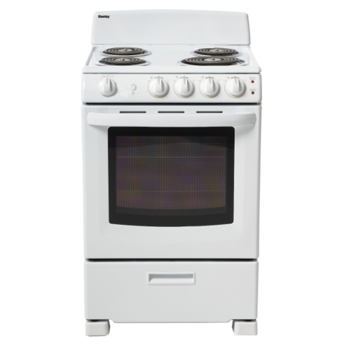 Danby 24 Wide Electric Range in White DER244WC