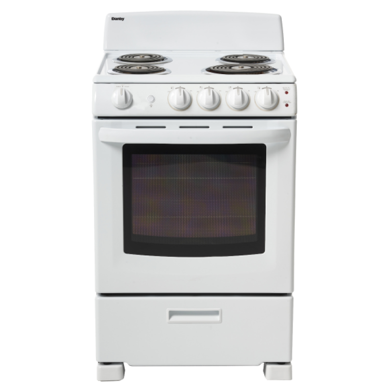 Danby 24 Wide Electric Range in White DER244WC