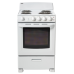 Danby 24 Wide Electric Range in White DER244WC