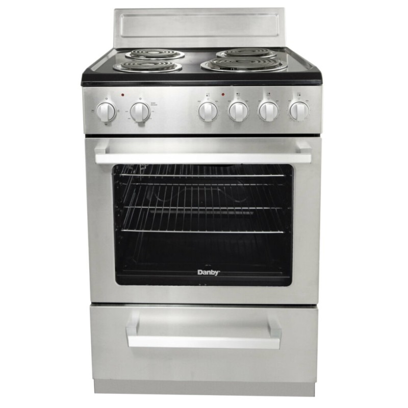 Danby 24 Wide Electric Range in Stainless Steel DERM240BSSC