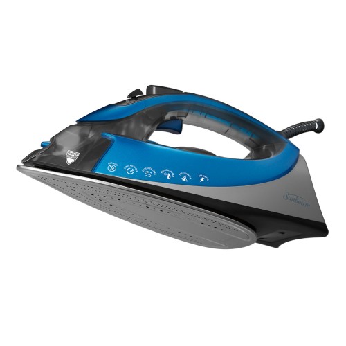 Sunbeam TURBO Steam Master Iron, Silver & Blue  GCSBCS-200-000