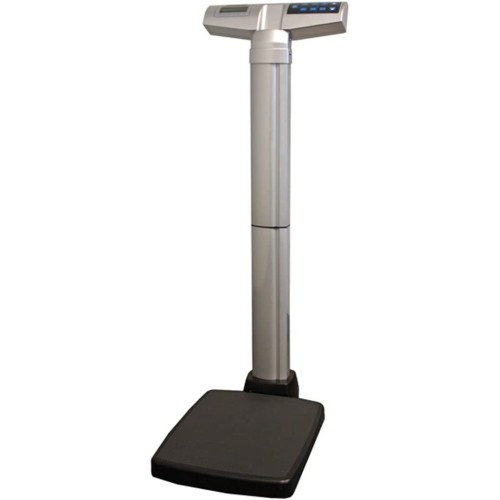 Health o meter Digital Professional Waist High Beam Scale, Silver