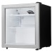 Danby 1.6 cu. ft. Compact Glass Door Fridge in Platinum