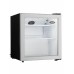 Danby 1.6 cu. ft. Compact Glass Door Fridge in Platinum