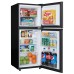 Danby 4.7 cu. ft. 2-door Compact Fridge in Black Stainless Steel