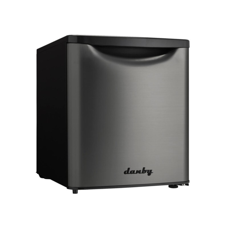 Danby 1.6 cu. ft. Compact Fridge in Black Stainless Steel