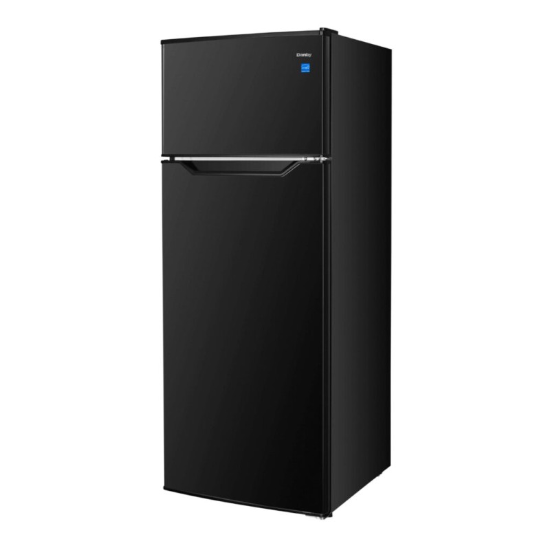 Danby 7.4 cu ft. Apartment Size Fridge Top Mount in Black