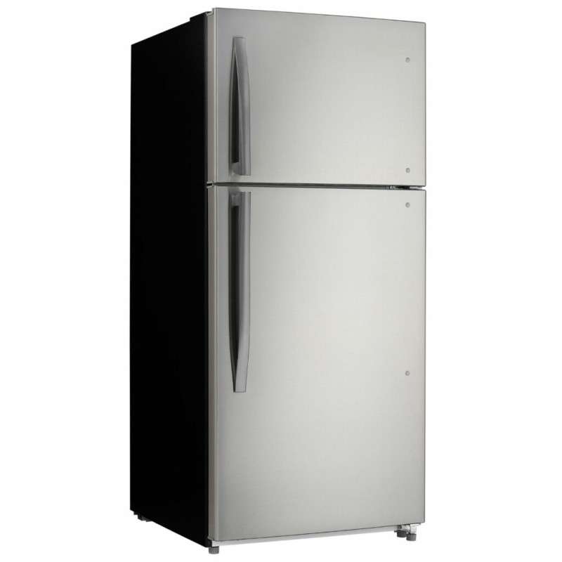 Danby 18.1 cu. ft. Apartment Size Fridge Top Mount in Stainless Steel