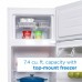 Danby 7.4 cu ft. Apartment Size Fridge Top Mount in White