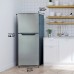 Danby 7.0 cu. ft. Apartment Size Fridge Top Mount in Stainless Steel