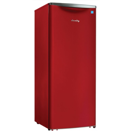 Danby 11.0 cu. ft. Contemporary Classic Apartment Size Fridge in Metallic Red