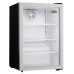 Danby 2.6 cu. ft. Compact Glass Door Fridge in Platinum