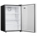 Danby 2.6 cu. ft. Compact Glass Door Fridge in Platinum