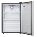 Danby 2.6 cu. ft. Compact Glass Door Fridge in Platinum