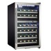 Danby Designer 38 Bottle Free-Standing Wine Cooler in Black Stainless Steel