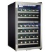 Danby Designer 38 Bottle Free-Standing Wine Cooler in Black Stainless Steel