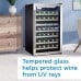 Danby Designer 38 Bottle Free-Standing Wine Cooler in Black Stainless Steel