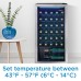 Danby 36 Bottle Free-Standing Wine Cooler in Stainless Steel