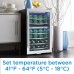 Danby 38 Bottle Free-Standing Wine Cooler in Stainless Steel