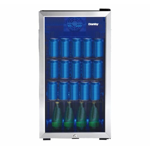 Danby 3.1 cu. ft. Free-Standing Beverage Center in Stainless Steel