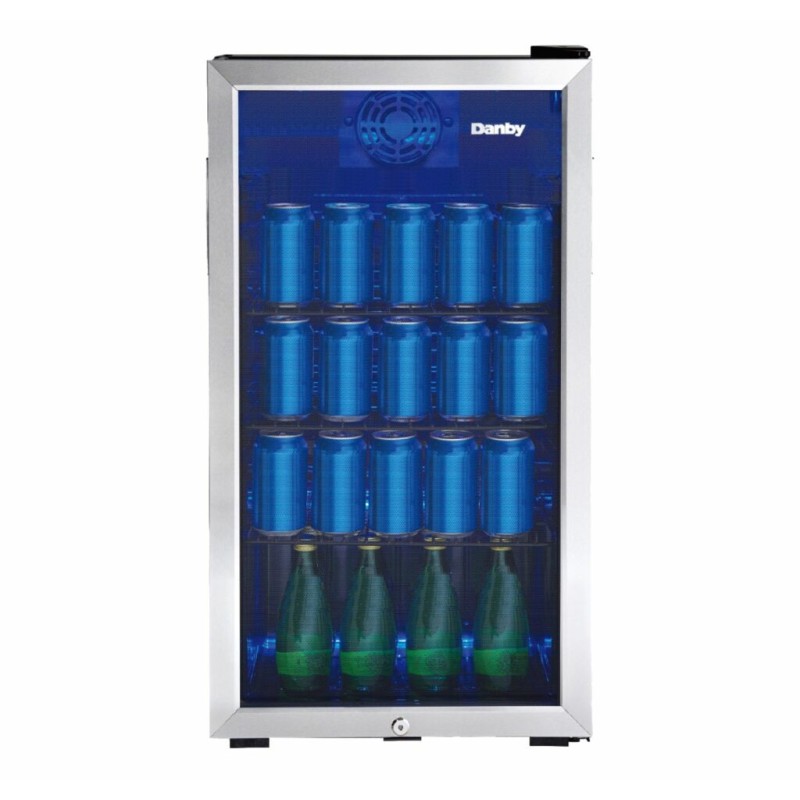 Danby 3.1 cu. ft. Free-Standing Beverage Center in Stainless Steel