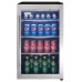 Danby 4.3 cu. ft. Free-Standing Beverage Center in Stainless Steel