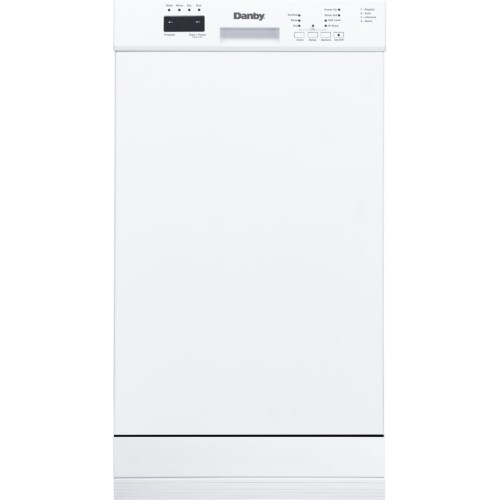 Danby 18 Wide Built-in Dishwasher in White