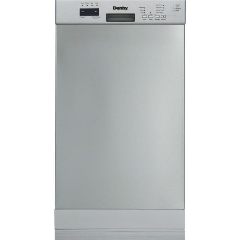 Danby 18 Wide Built-in Dishwasher in Stainless Steel