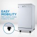 Danby 18 Wide Portable Dishwasher in White