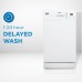 Danby 18 Wide Built-in Dishwasher in White