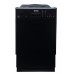 Danby 18 Wide Built-in Dishwasher in Black