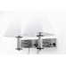 Double Arm Wall Lamp L22.5" x W13.5"W x H17.8"