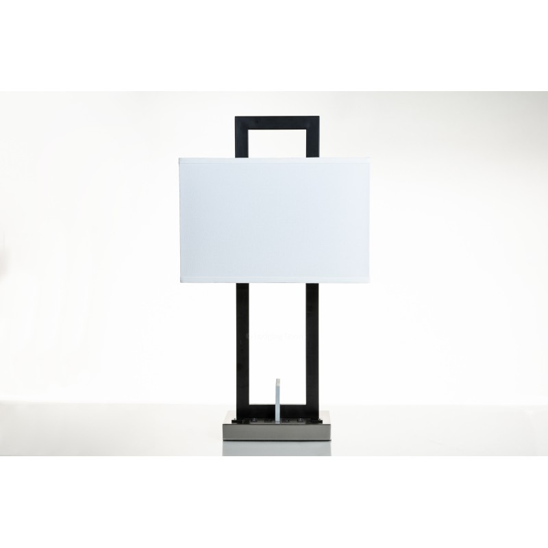 Double Table Lamp with USB Port