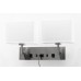 Wall Lamp with 2 elec/ 1 USB