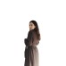 Chocolate Twill Double Layer Robe