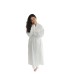 White Twill Double Layer Robe