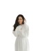 White Twill Double Layer Robe