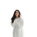 White Twill Double Layer Robe