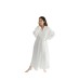 White Twill Double Layer Robe