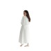 White Twill Double Layer Robe