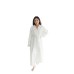 White Twill Double Layer Robe