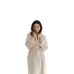 Natural Twill Double Layer Robe