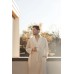 Natural Twill Double Layer Robe