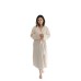 Natural Twill Double Layer Robe