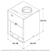 GE Zoneline Heat Pump Single Package Vertical Air Conditioner 30 Amp 230/208 Volt AZ91H12D5E