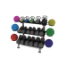 True Fitness TRU-FS-24 3 Tier Flat Tray Dumbbell Rack