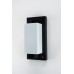 Single Wall Lamp Acrylic Shade Matte Black