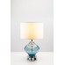 BLUE COASTAL GLASS TABLE LAMP