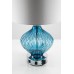 BLUE COASTAL GLASS TABLE LAMP